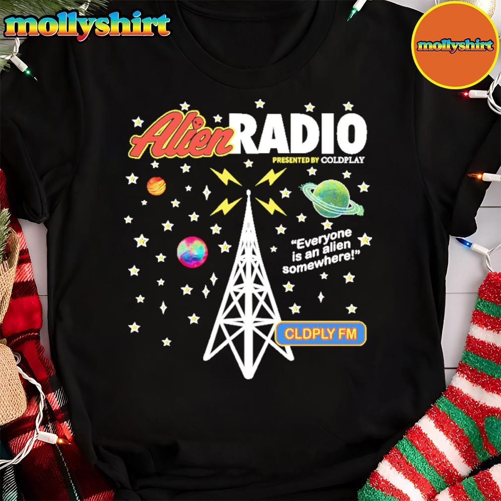 New Official Coldplay Music Of The Spheres Alien Radio Music Of Spheres World Tour 2025 Classic T-Shirt