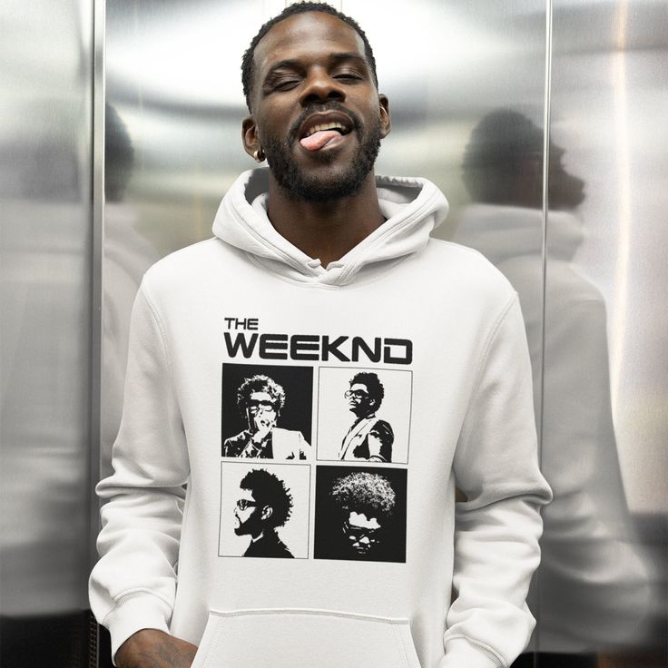 New Custom The Weeknd Graphic Hoodie The Weeknd Fan Art Sweatshirt