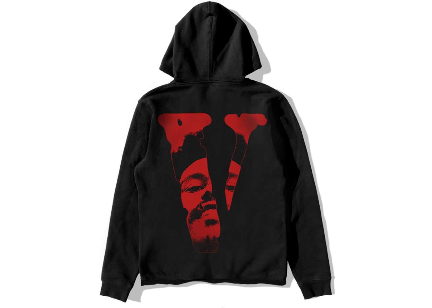 New Vlone After Hours Blood Drip Pullover Hood Black Hoodie