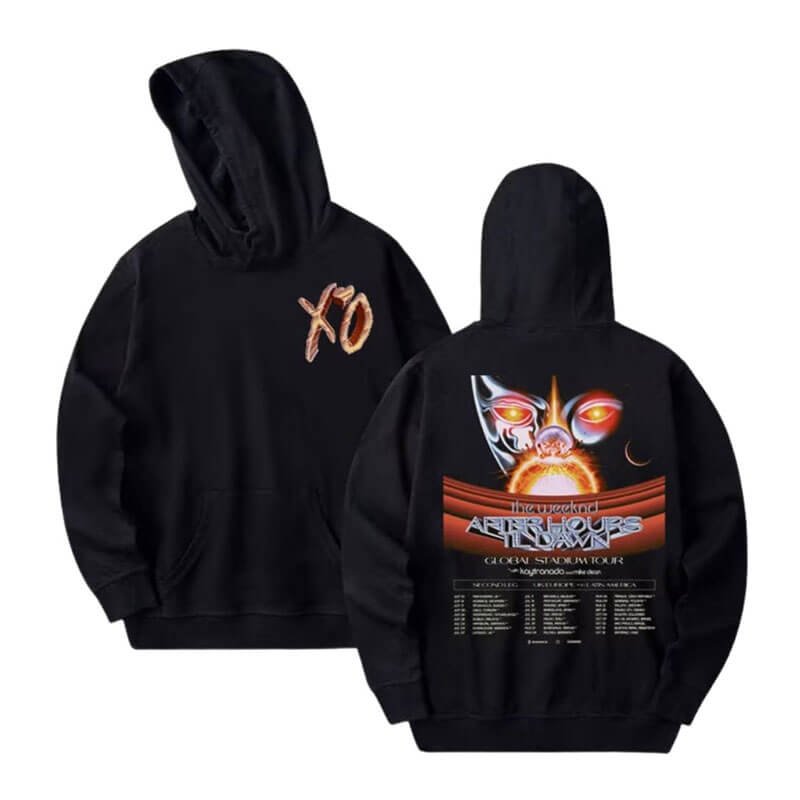 The Weeknd Xo After Hours Til Dawn Tour Hoodie Official Shop
