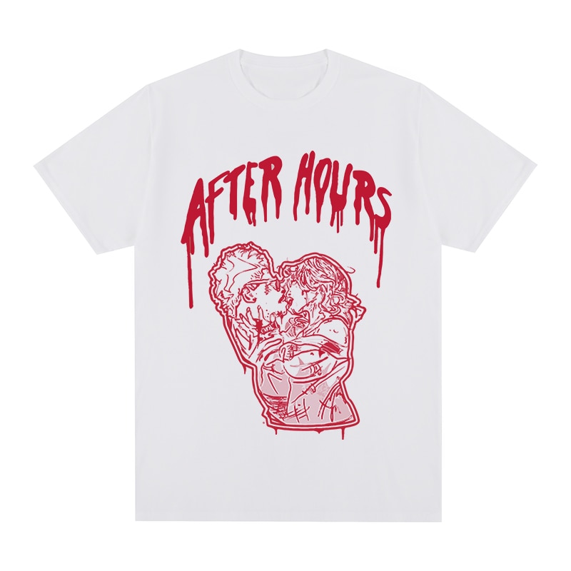 The Weeknd T-Shirts  Kiss After Hours Graphic Printed New T-Shirt