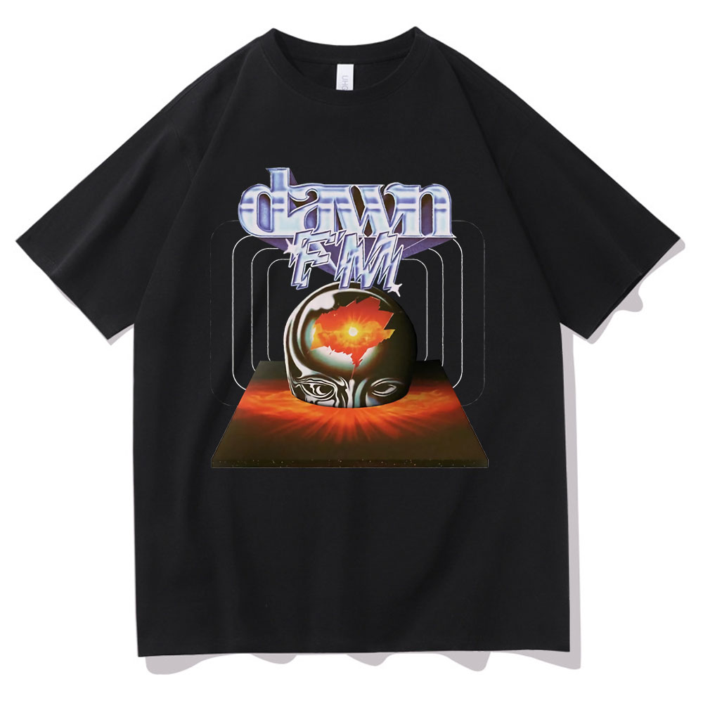 Singer The Weeknd Dawn Fm Graphic Print T-Shirts
