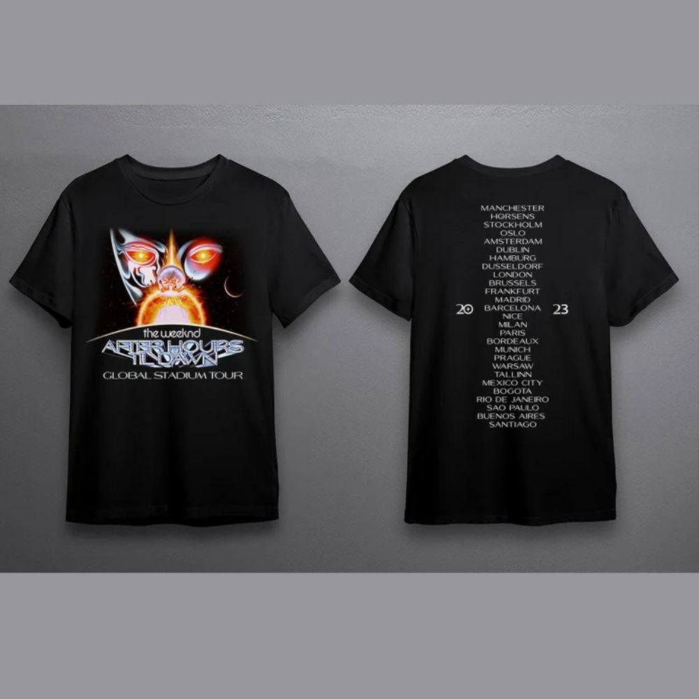 The Weeknd T-Shirts  The After Hours Til Dawn 2023 Tour Classic T-Shirt