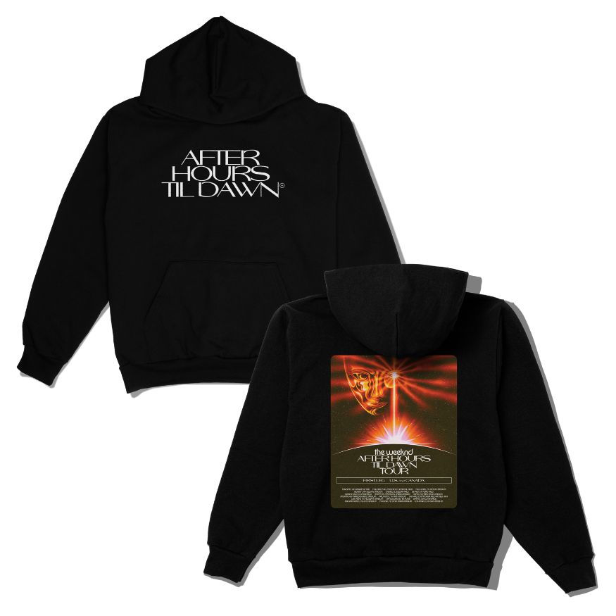 New Ahtd Tour Poster 2 Sides Pullover Hoodie