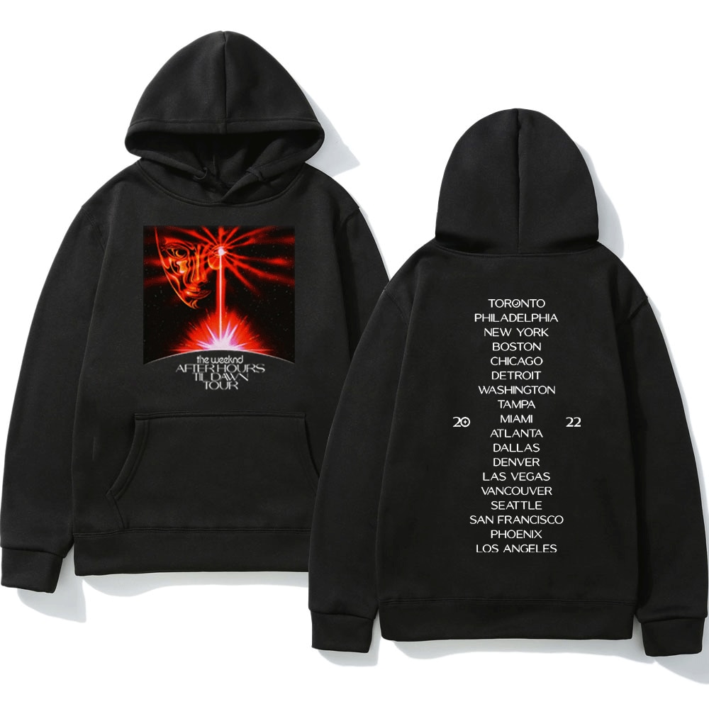 New The Weeknd After Hours Til Dawn Tour 2022 Hip Hop Hoodies