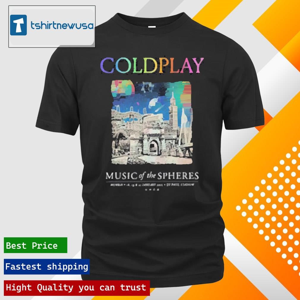 New Best Coldplay Mumbai January Music Of The Spheres Tour 2025 Shirts