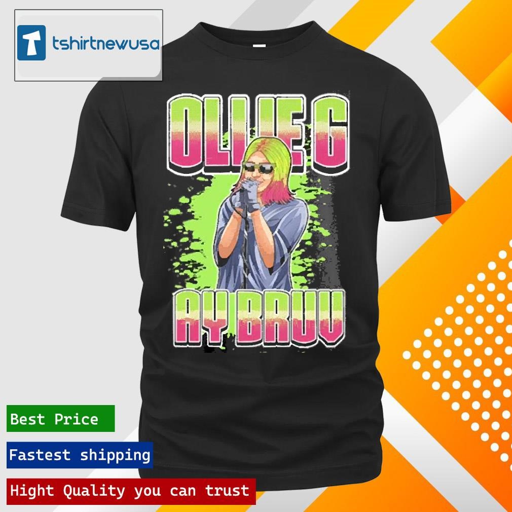 New Funny Ollie Ay Bruv G World Tour 2025 T Shirt