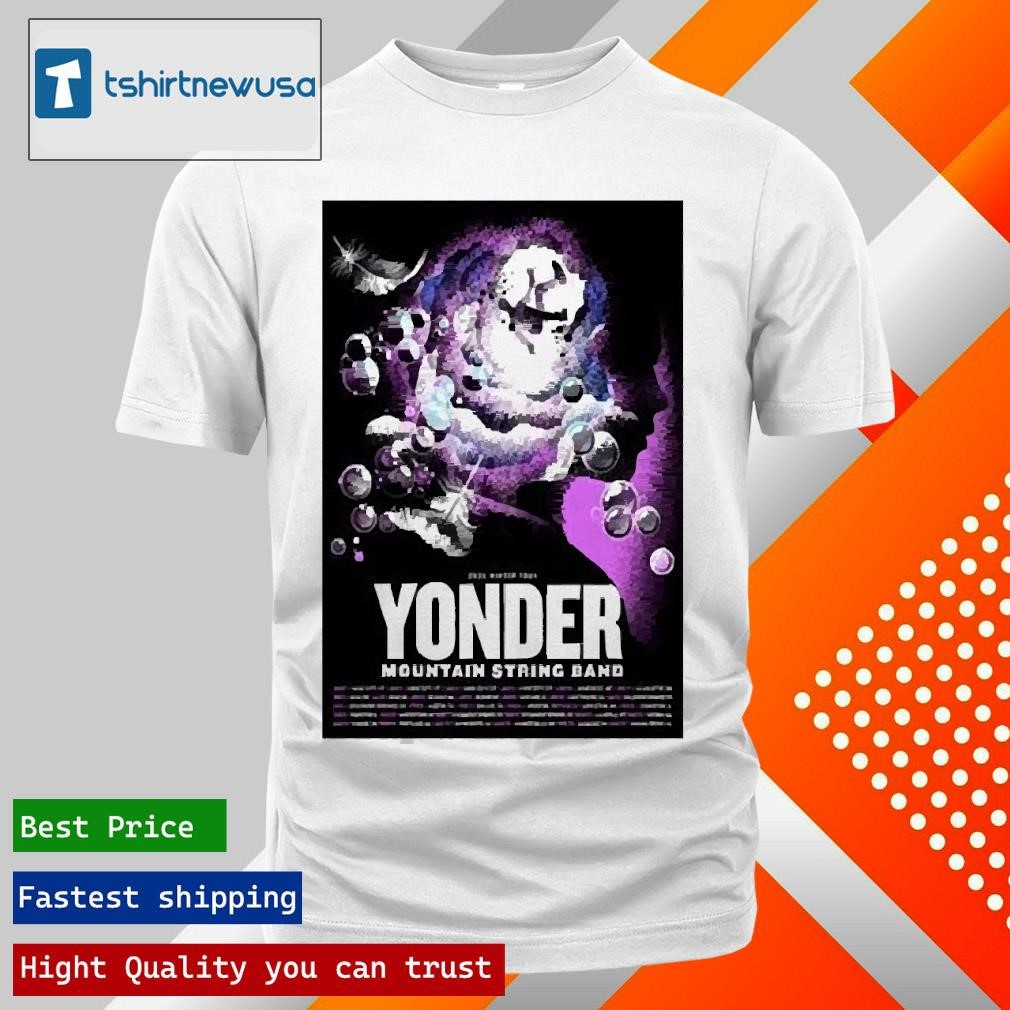 Official Show Yonder Mountain String Band Winter Tour 2025 Poster Shirts