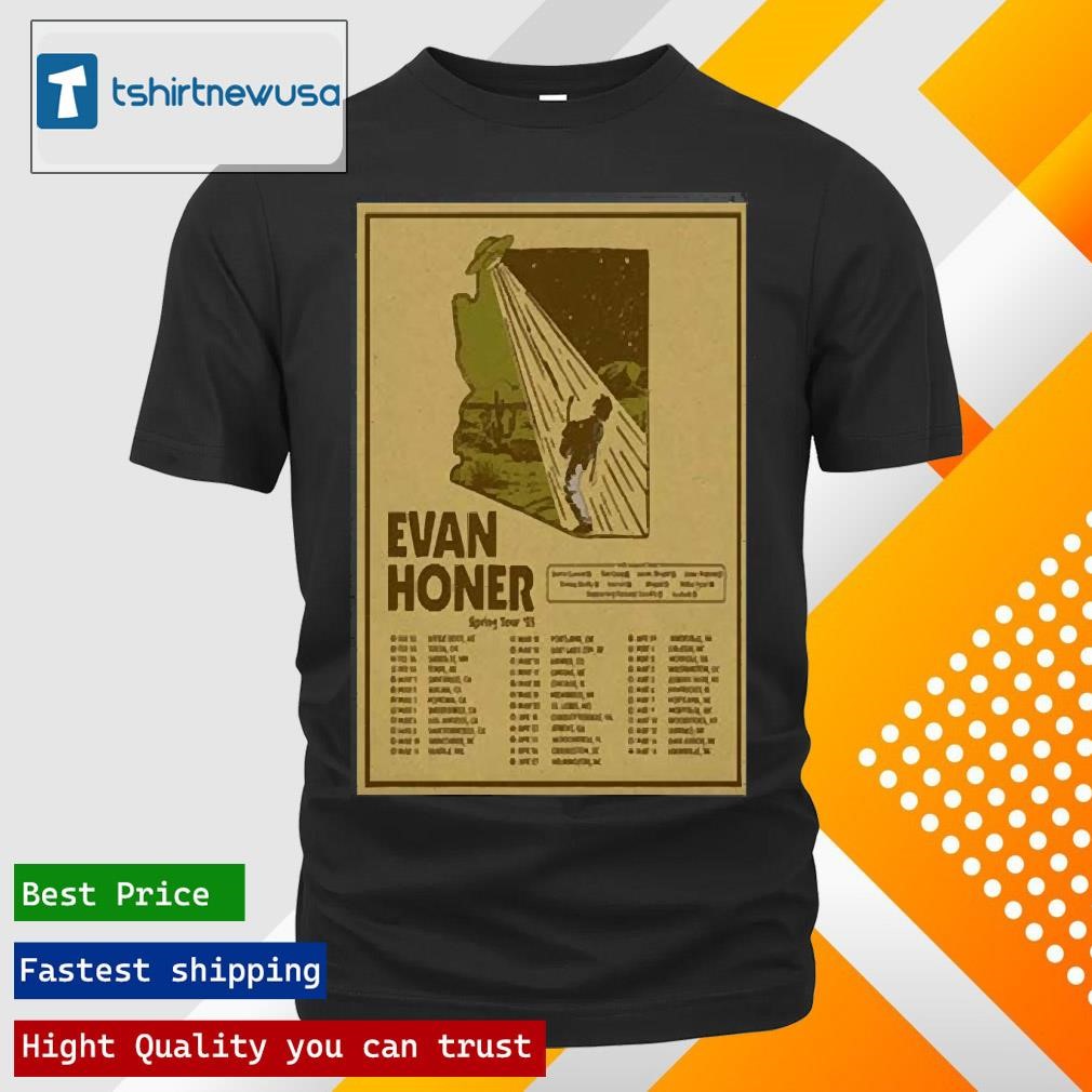 New Original Evan Honer Spring Tour 2025 T-Shirt