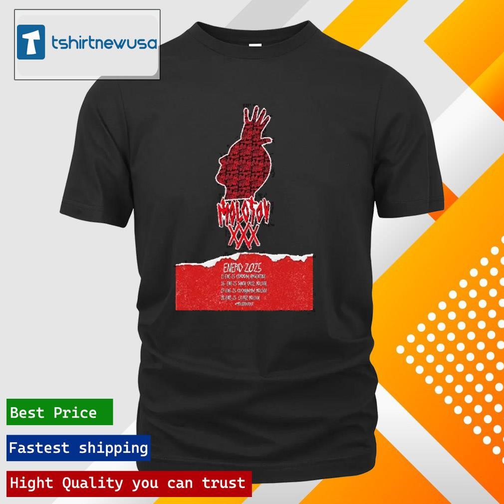 New Funny Molotov Europe Tour 2025 T-Shirt