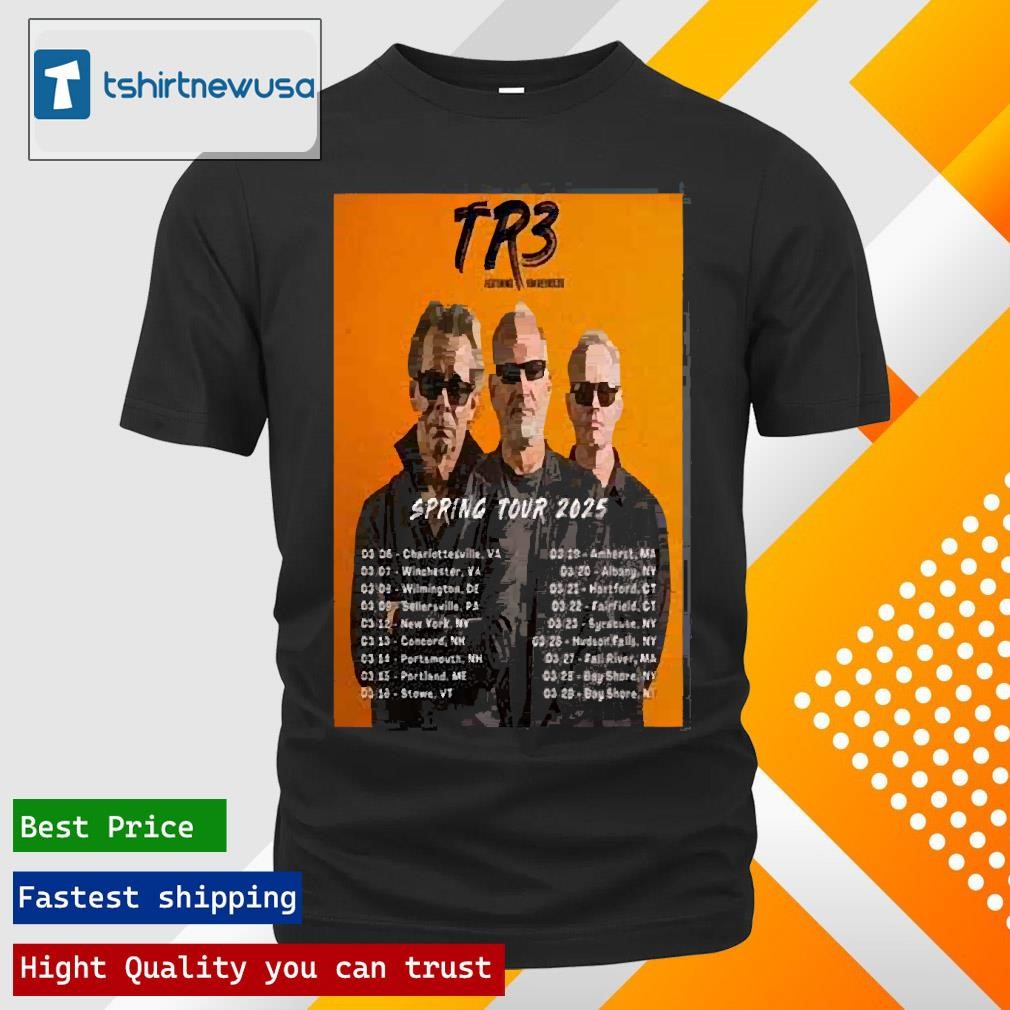 New Official Tr3 Spring Tour 2025 Shirts