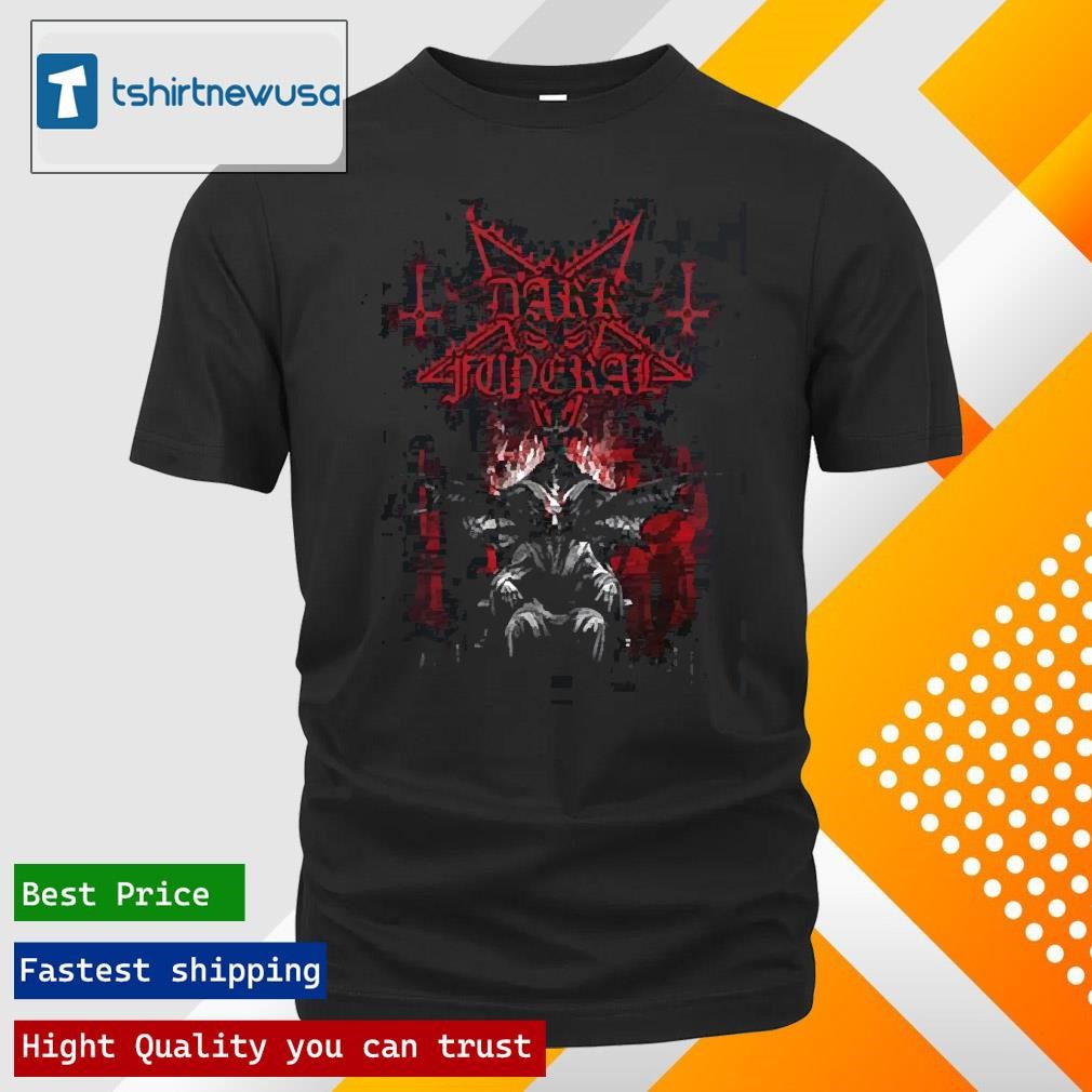 Top Dark Funeral Let The Devil In European Winter Tour 2025 Schedule Tour Date List Two Sides Unisex T Shirts