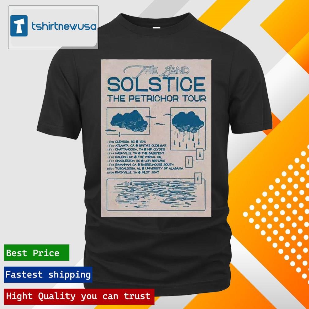 Original The Band Solstice The Petrichor Tour 2025 Poster T Shirt