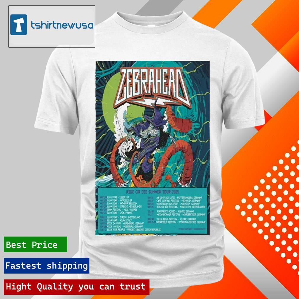 New Premium Poster Zebrahead Ride Or Die Summer Tour 2025 T Shirts