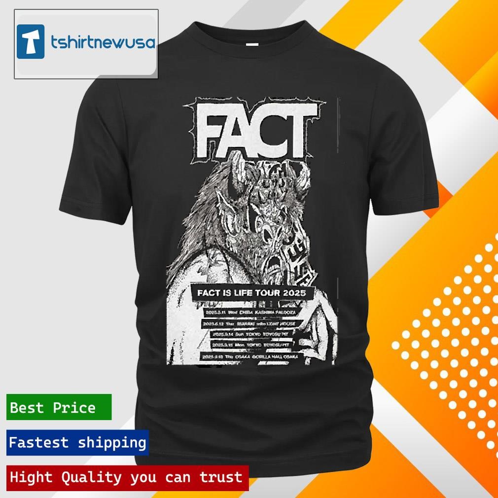 New Best Fact Band Fact Is Life Tour 2025 Poster Shirts