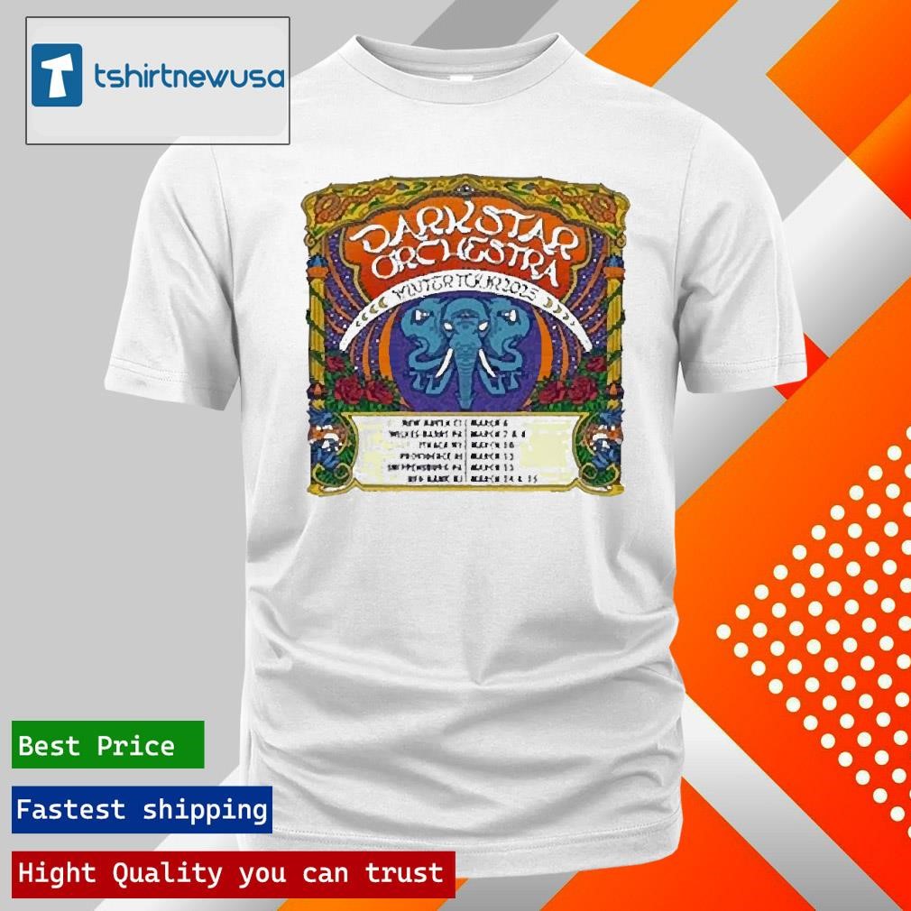 Premium Dark Star Orchestra Winter Tour 2025 Dates Event March Shirts