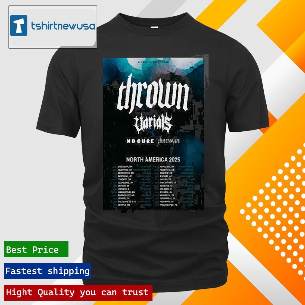 New Top Thrown North America Tour 2025 T Shirts