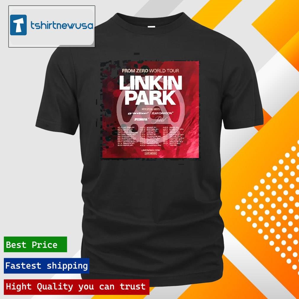 New Premium Linkin Park From Zero World Tour 2025 Tour Dates List Two Sides Unisex T Shirts