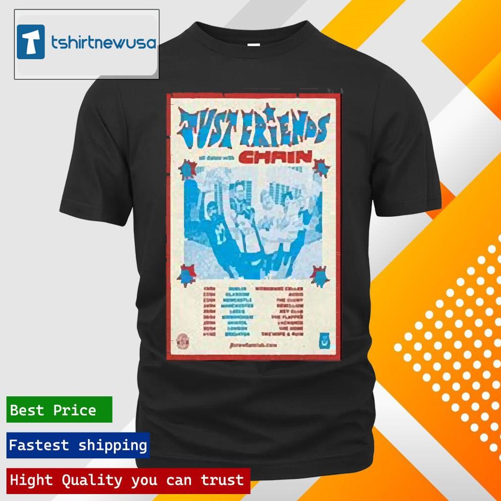 New Best Just Friends Uk & Ireland Tour 2025 Poster Shirts