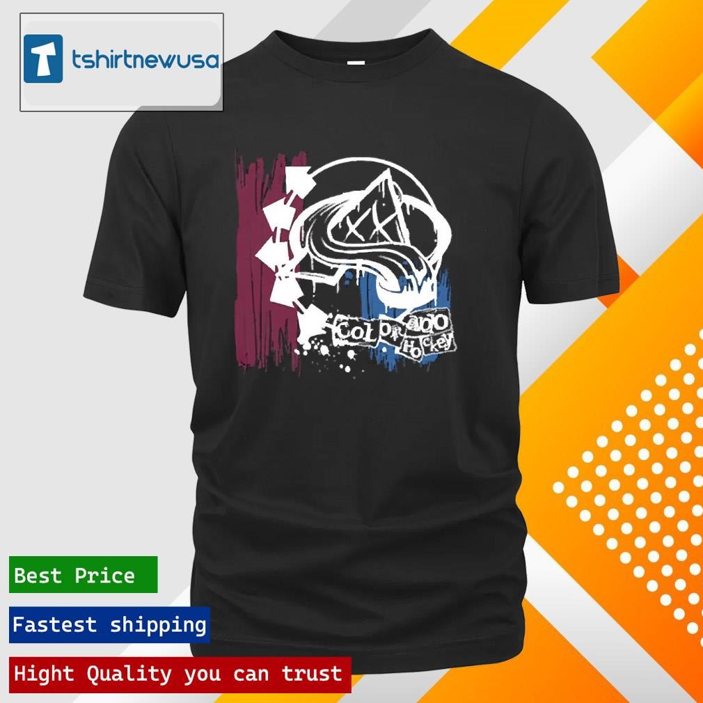 Original Colorado Avalanche Ice Hockey Nhl Tour 2025 T-Shirt