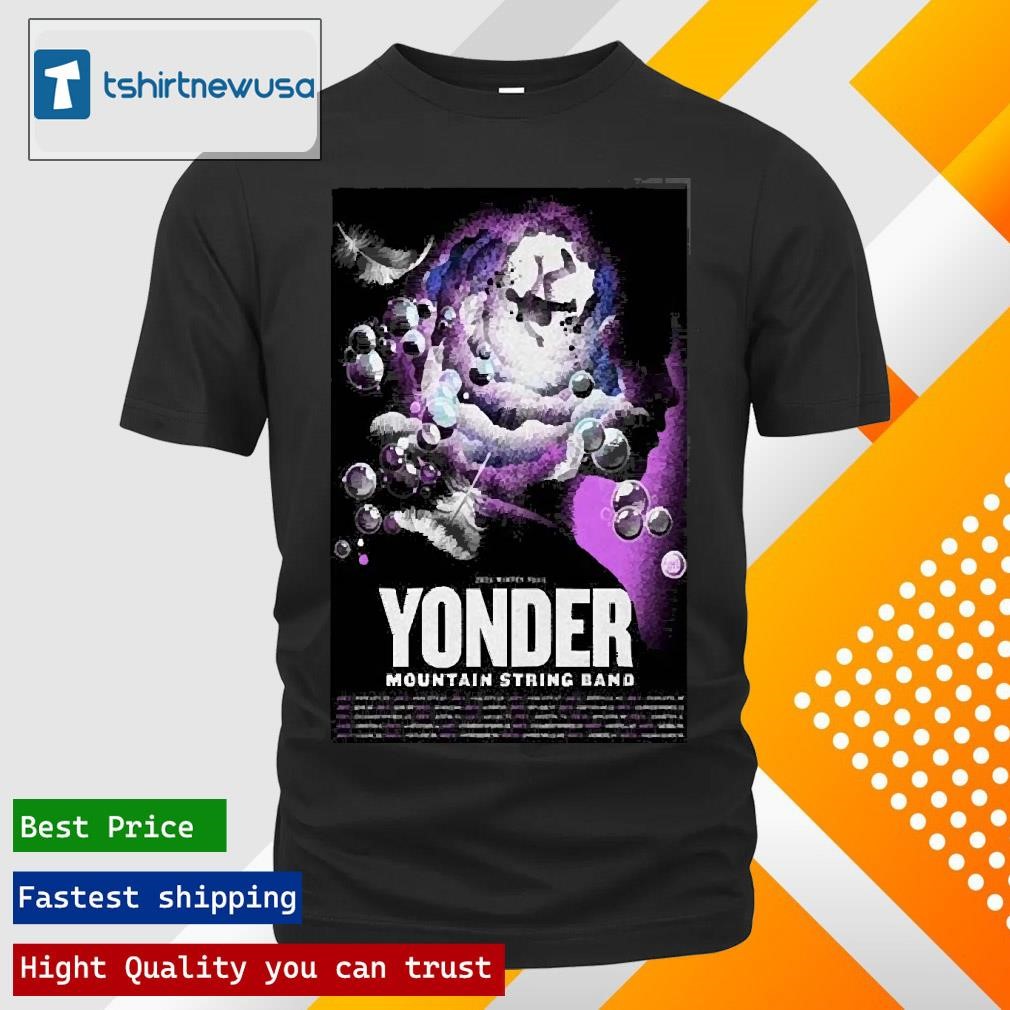 New Original Yonder Mountain String Band 2025 Winter Tour Poster Shirts