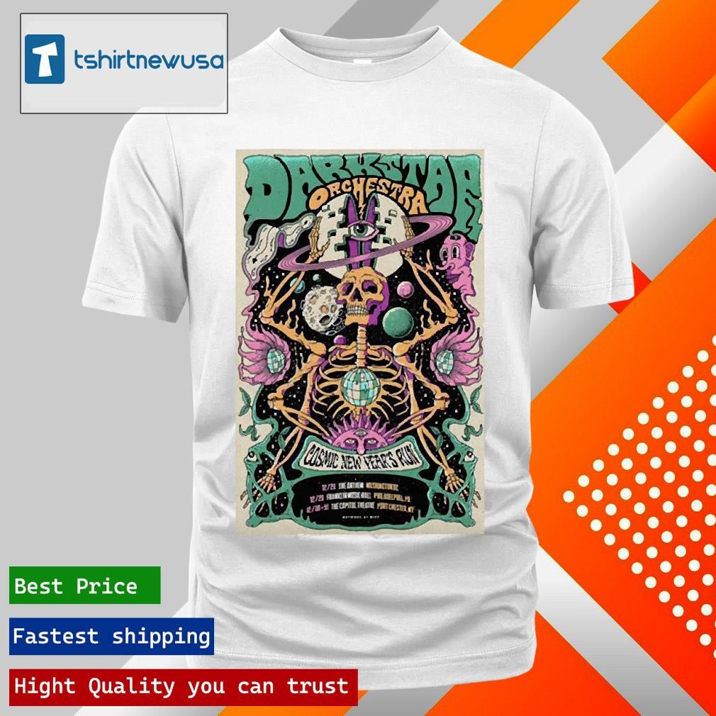 New Best Dark Star Orchestra Cosmic New Years Run 2024 2025 Tour Shirts
