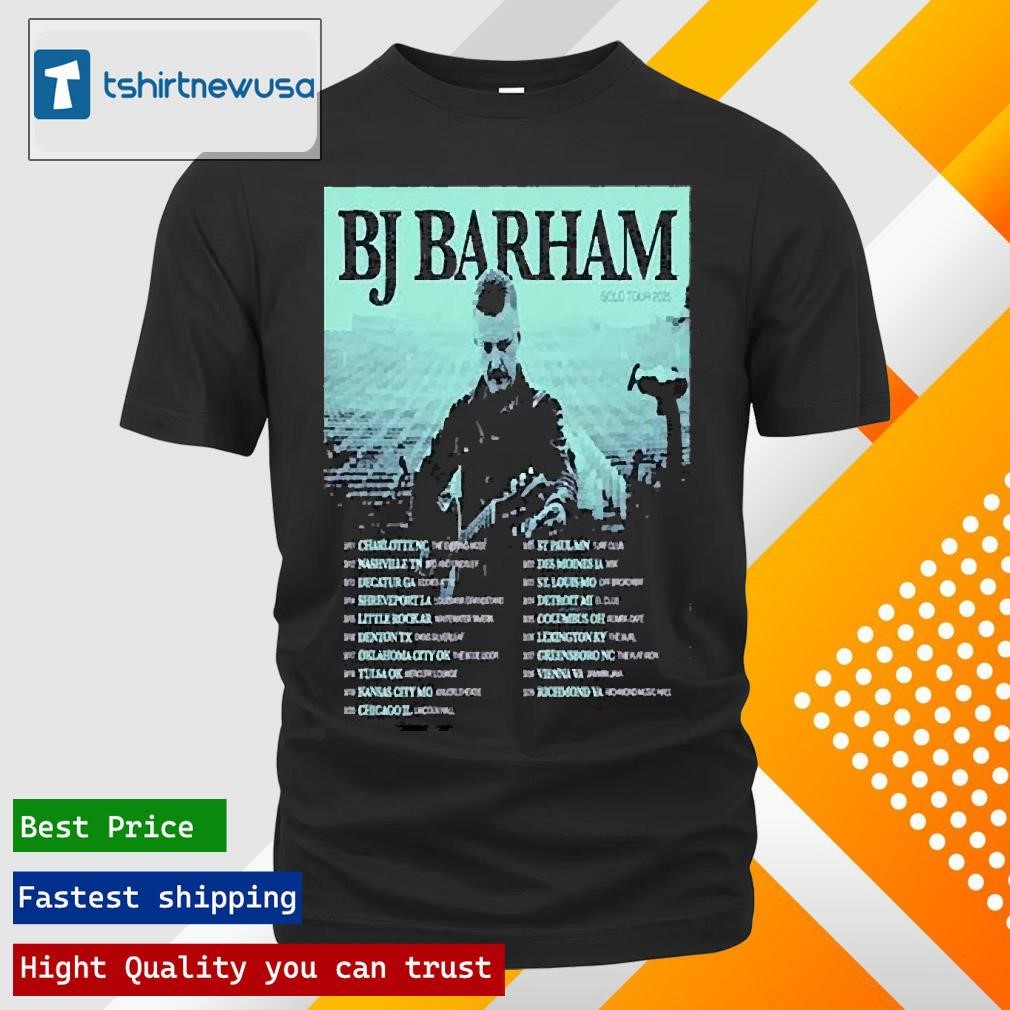 Top Bj Barham Solo Tour March 2025 T Shirt