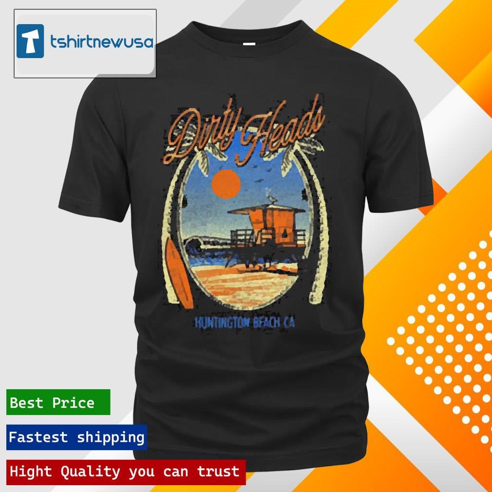 Original Dirty Heads Off Duty Tour Huntington Beach Ca 2025 T Shirt