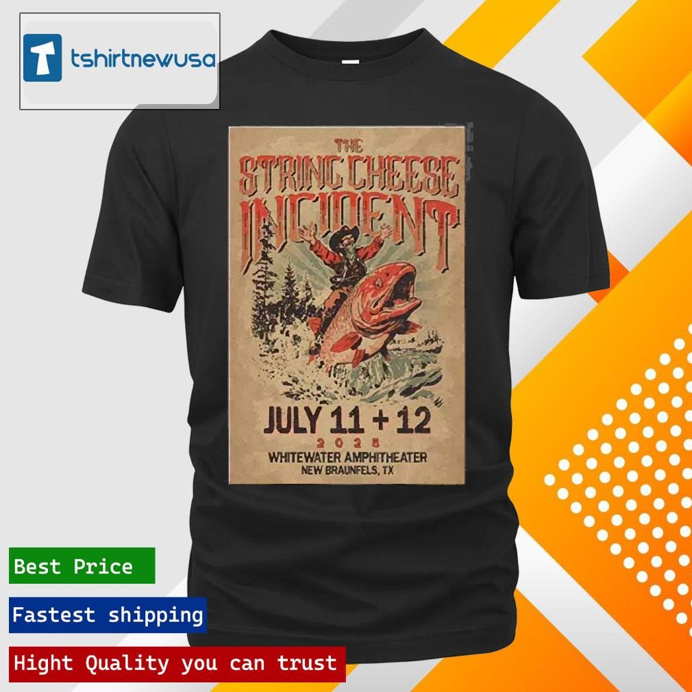 Funny The String Cheese Incident July 11 12 2025 New Braunfels Tx Tour T Shirts