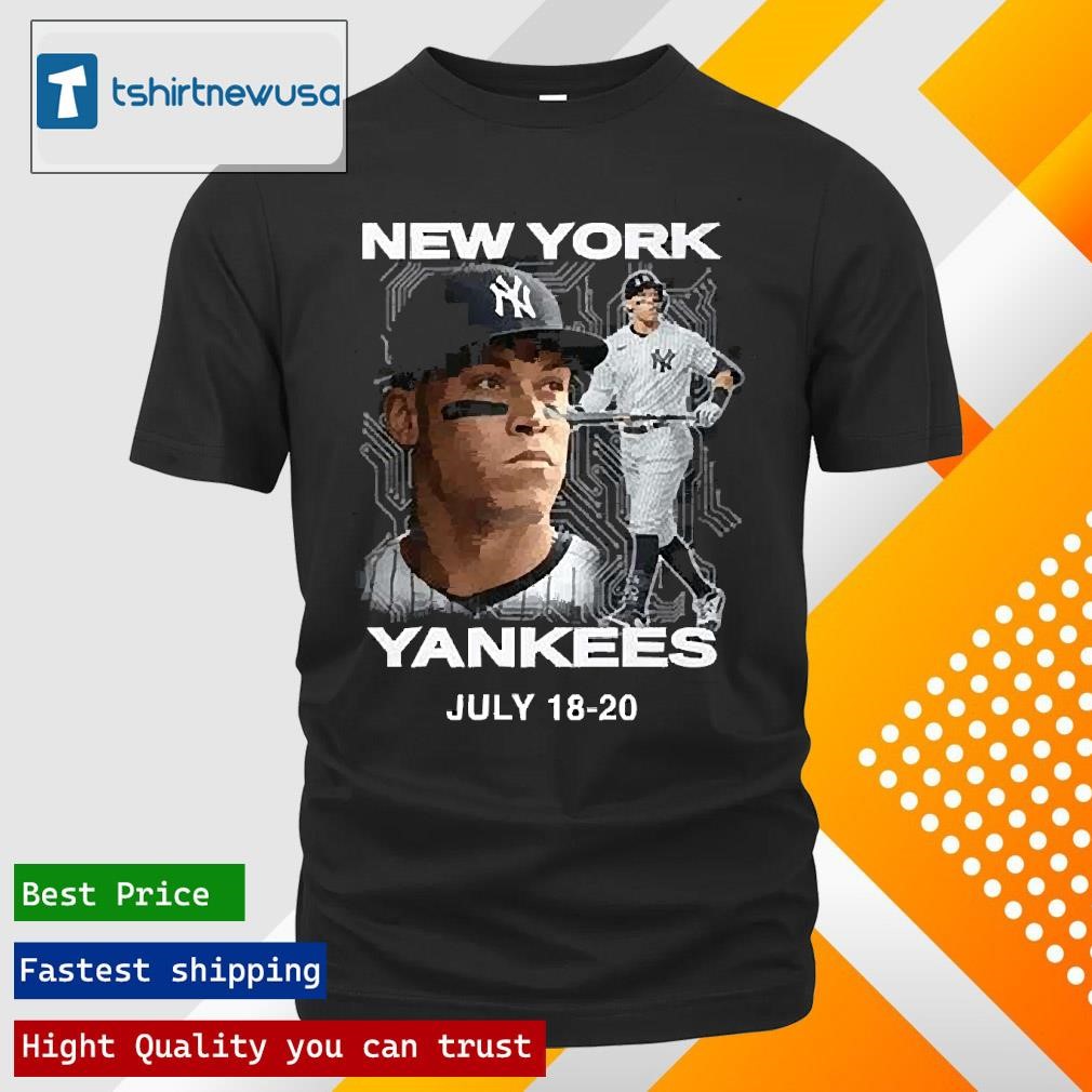 Funny Braves 2025 Tour New York Yankees July 18-20 2024 T Shirt