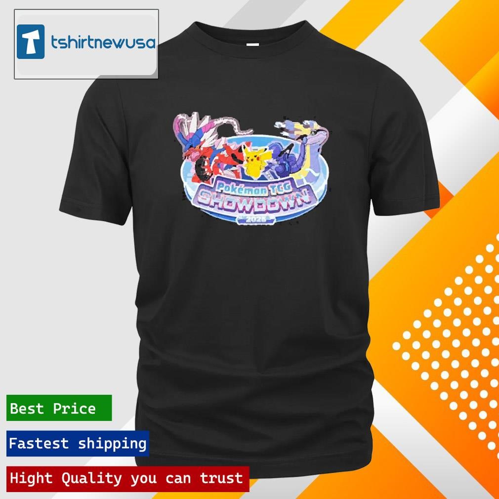 New Official Pokemon Tcg Showdown 2025 Shirts