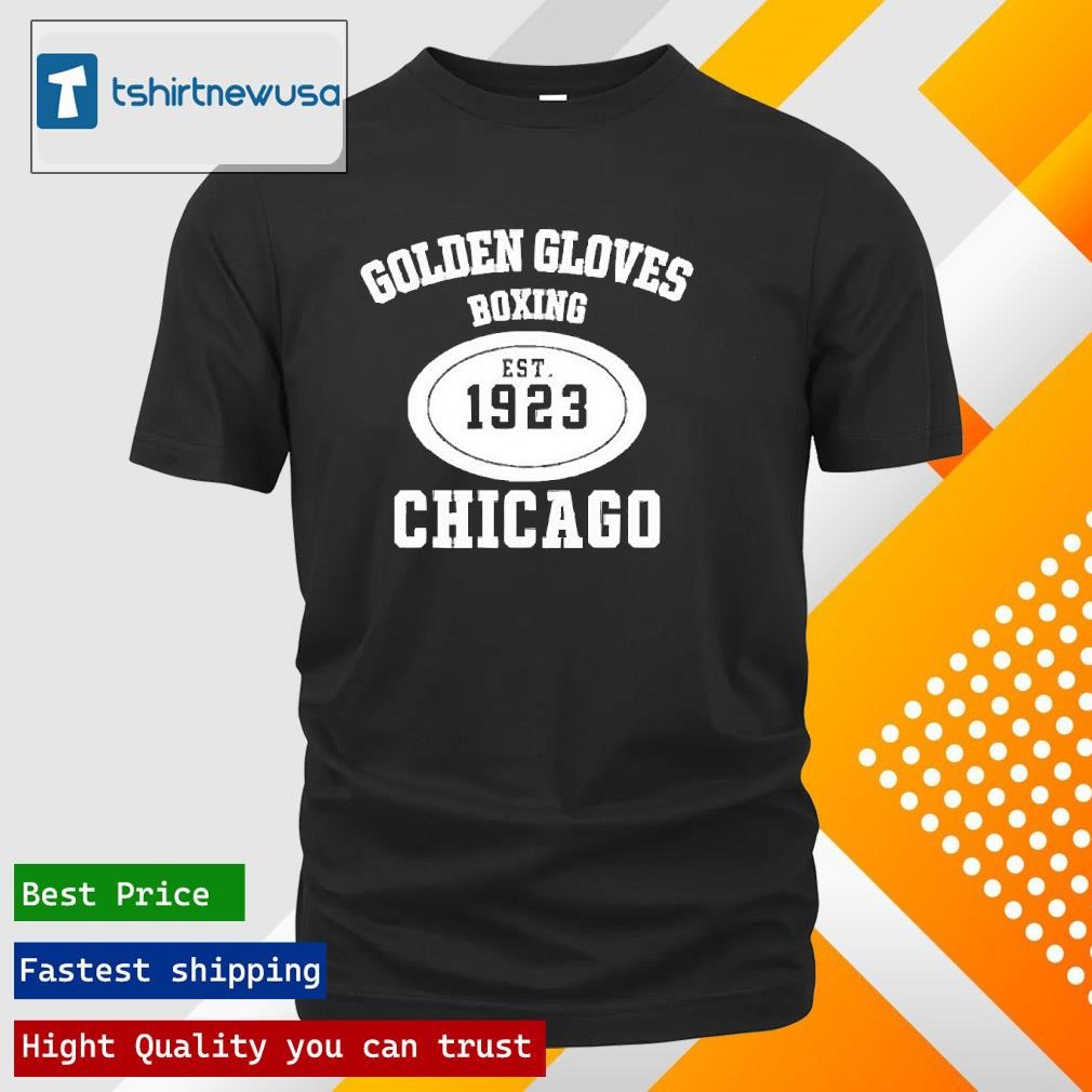 New Official Golden Gloves Boxing Chicago 1923 2025 T-Shirt