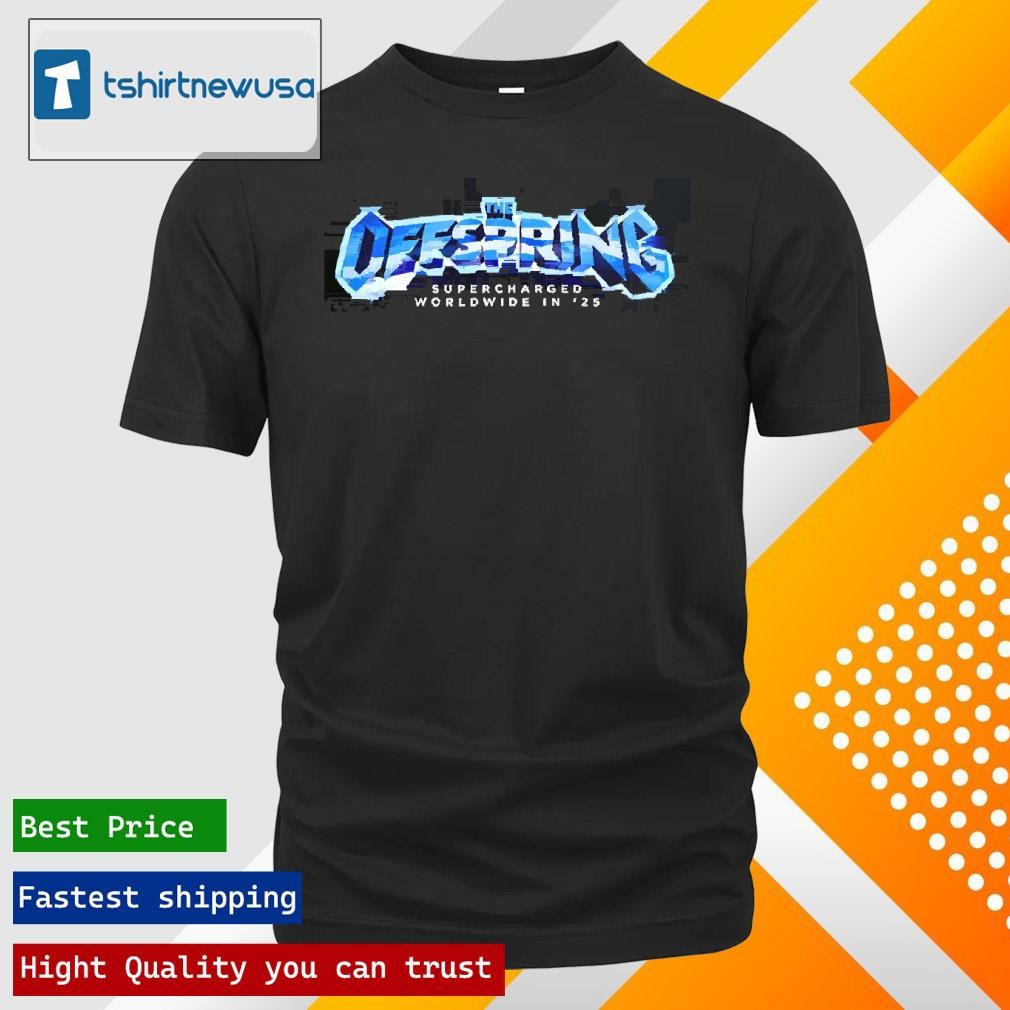 New Original The Offspring Supercharged Worldwide In 2025 Official Logo Unisex Shirts