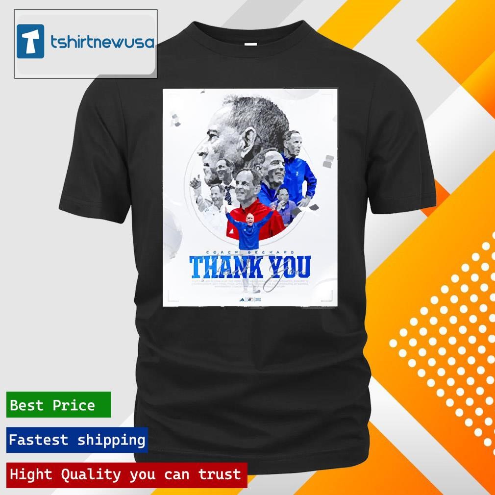 New Best Kansas Jayhawk Thank You Coach Bechard Five Time Big 12 Coach Of The Year Retiring 2025 T-Shirt