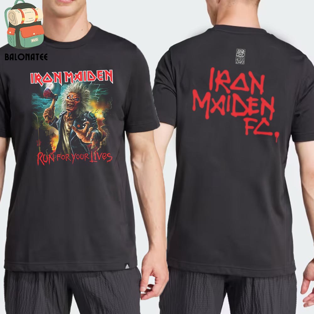 New Iron Maiden World Tour 2025-26 Run For Your Lives Fc Tee Merchandise Limited Two Sides Classic T-Shirt