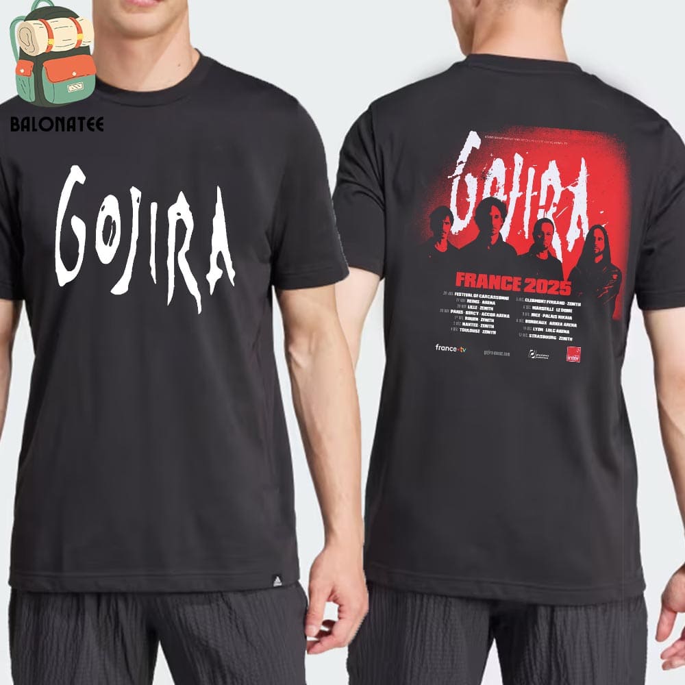 New Gojira Announces France Tour 2025 Dates And Places List Two Sides Classic T-Shirt