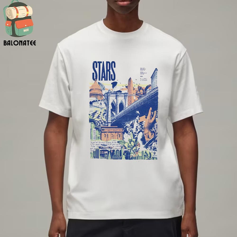 Stars 20Th Anniversary Of Set Yourself On Fire Tour 2025 Poster At New York And Washington Dc On February Classic T-Shit Shirt