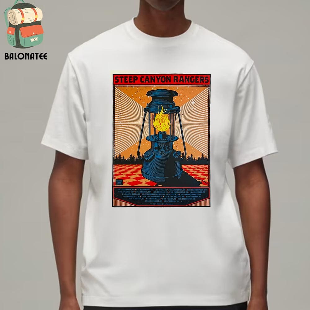 New Steep Canyon Rangers Artwork Poster Winter Tour 2025 Dates And Places List Classic T-Shirt