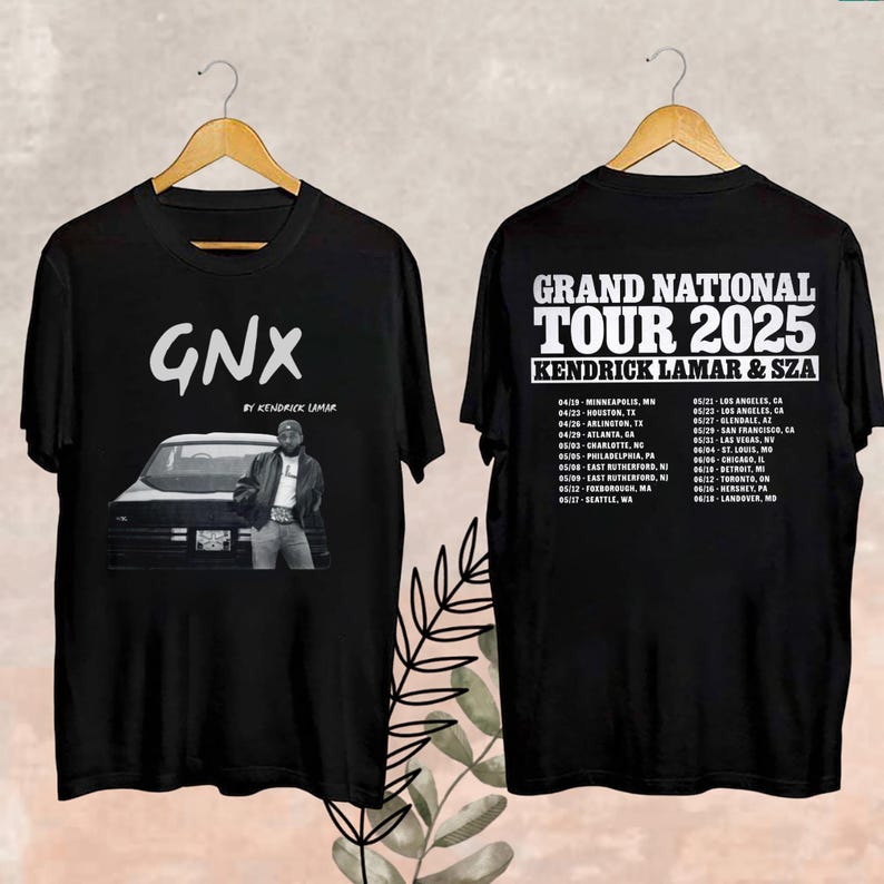New Grand National Tour Shirt, Grand National Tour Merch, Kendrick Lamar Tour 2025 Fan Shirt, Kendrick Lamar Gnx Shirt, Kendrick Lamar Fan Gift