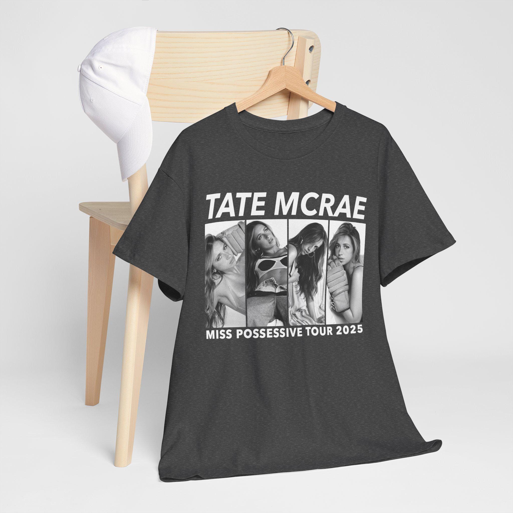 Tate Mcrae T-Shirt Tate Mcrae Miss Possessive World Tour 2025 Print Tate Mcrae Merch Tate Mcrae Shirt Tate Mcrae Concert Poster Gift