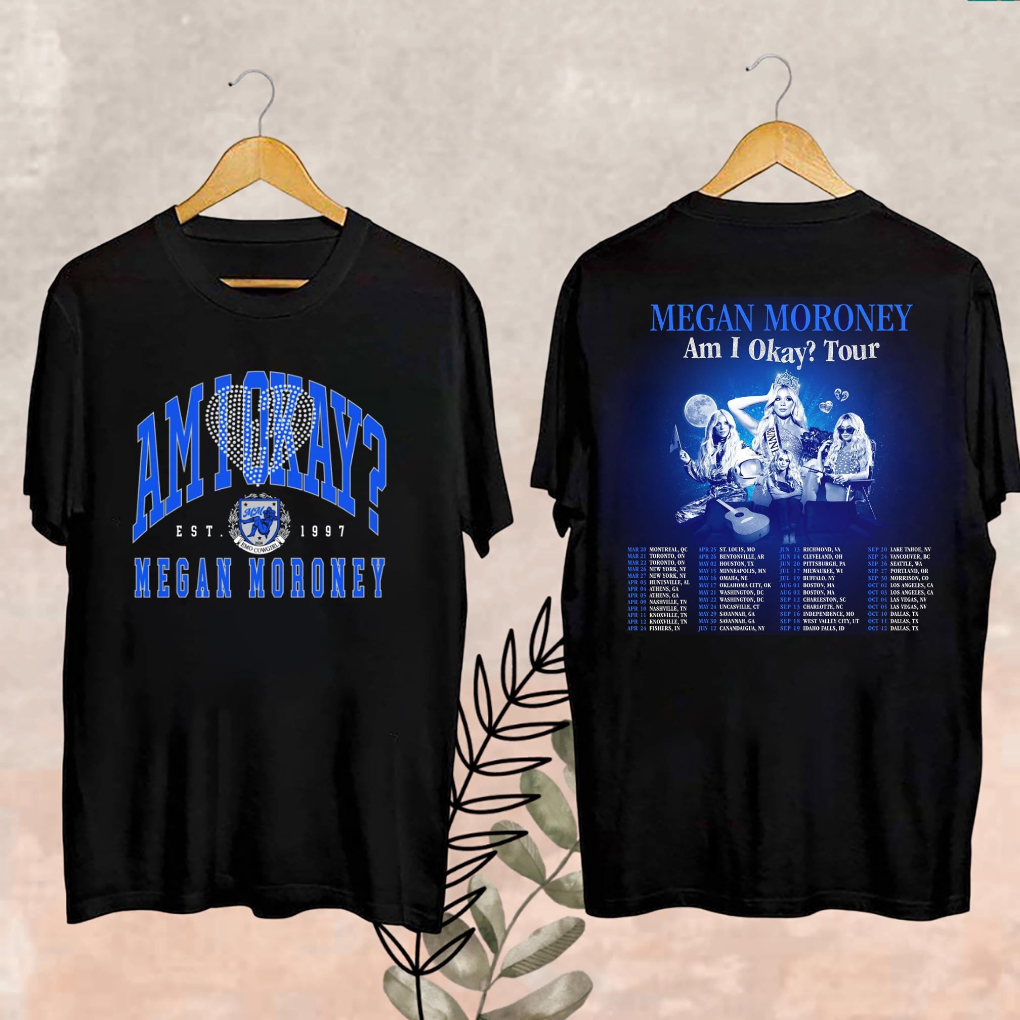 2025 Megan Moroney Am I Okay Tour T-Shirt, Megan Moroney Shirt, Megan Moroney Fan Shirt, Megan Moroney Fan Gifts, Megan Moroney Merch