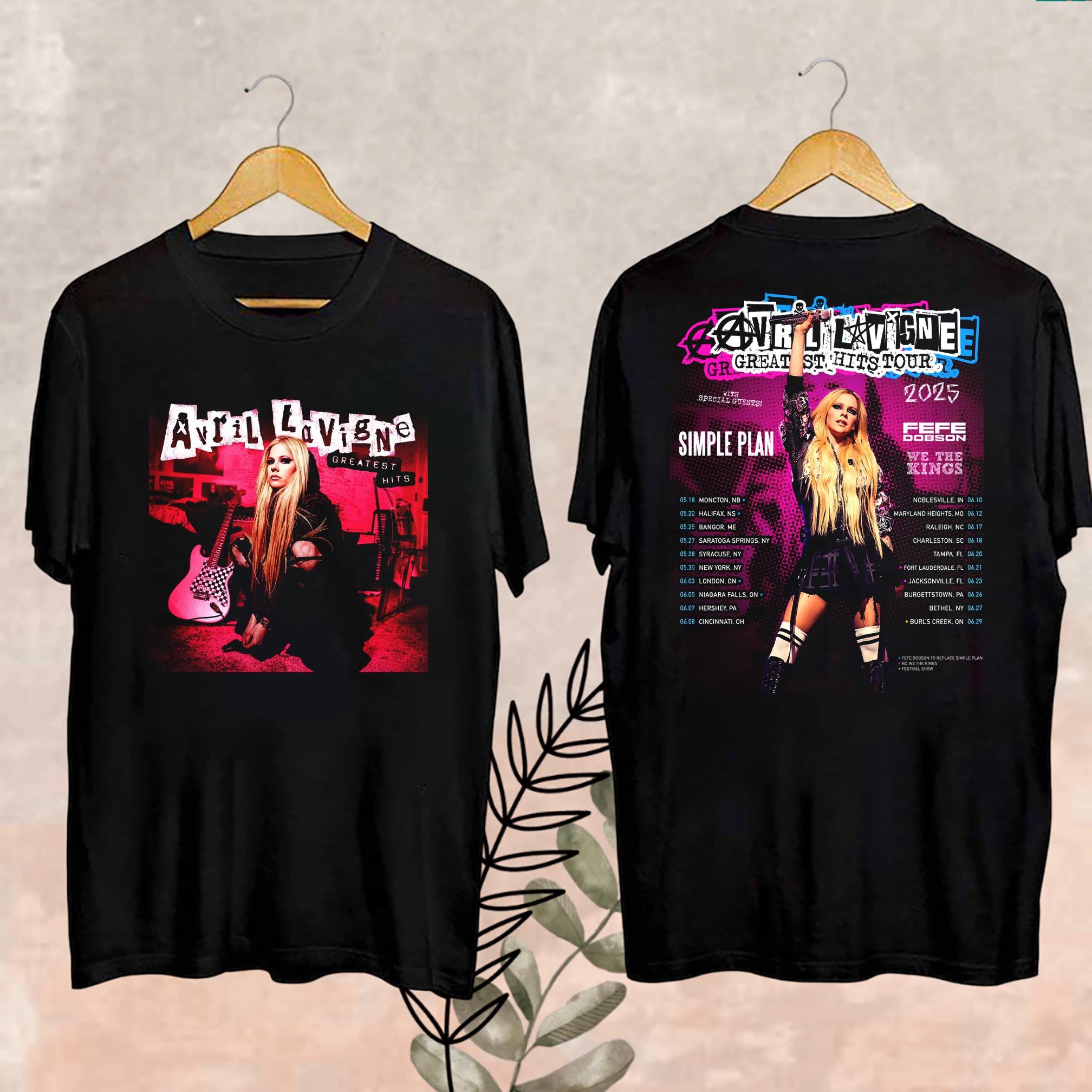 New 2025 Avril Lavigne Greatest Hits Tour T-Shirt, Avril Lavigne 2025 Concert, Avril Lavigne Fan Gift, Avril Lavigne Merch, Avril Lavigne Shirt