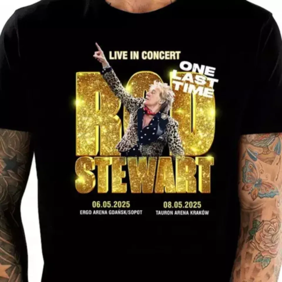 Rod Stewart 2025 Tour Shirt