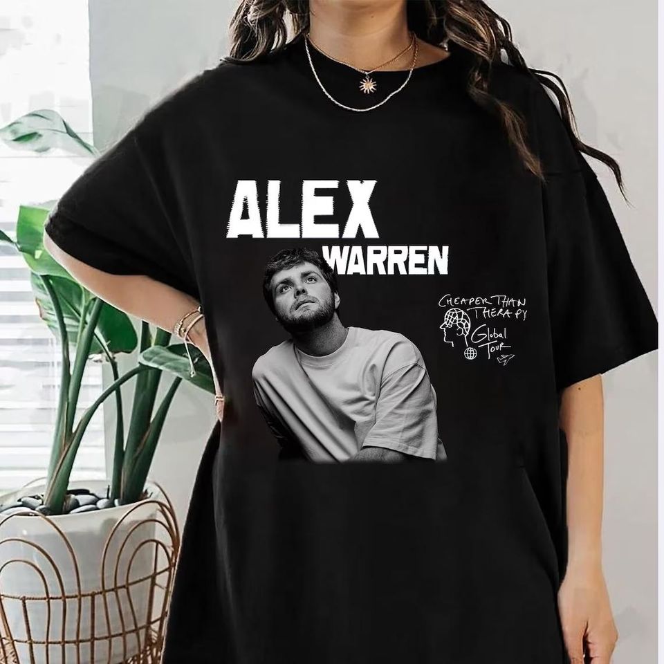 New Vintage Alex Warren Tour 2025, Unisex T Shirt, Sweatshirt And Hoodie, Tour Music 2025