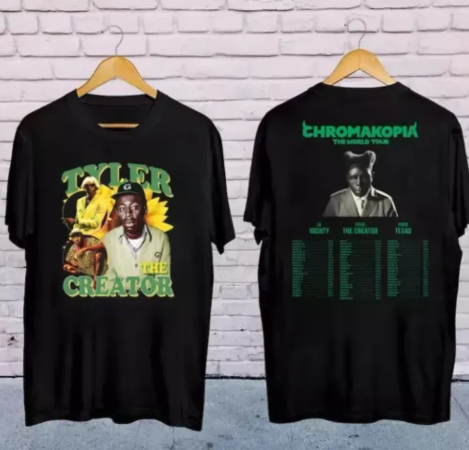 New 2025 Tour Tyler The Creator Chromakopia Shirt
