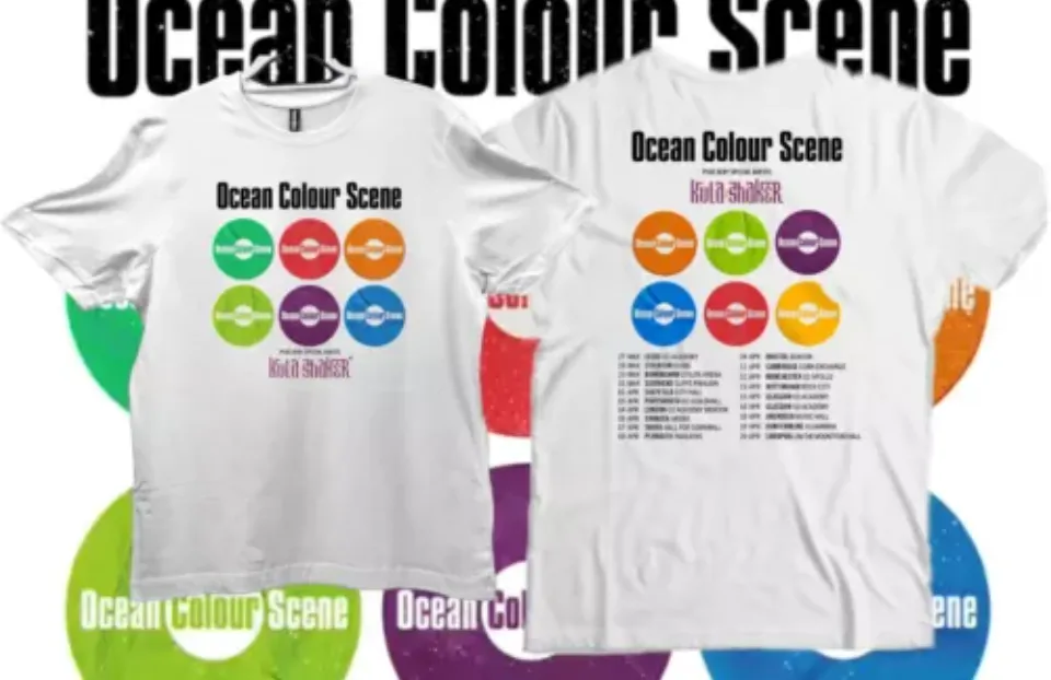 New Ocean Colour Scene 2025 Tour T Shirts