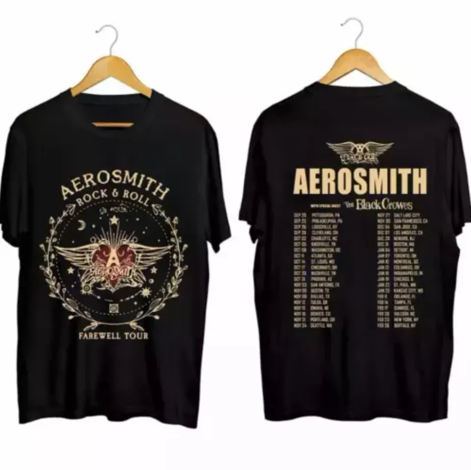 Aerosmith 2024-2025 North American Farewell Tour Shirt, Concert Shirt