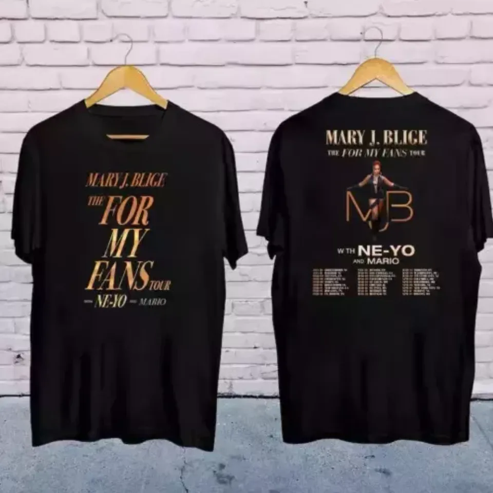 New 2025 Mary J Blige The For My Fans Tour T-Shirt, Mary J Blige 2025 Concert