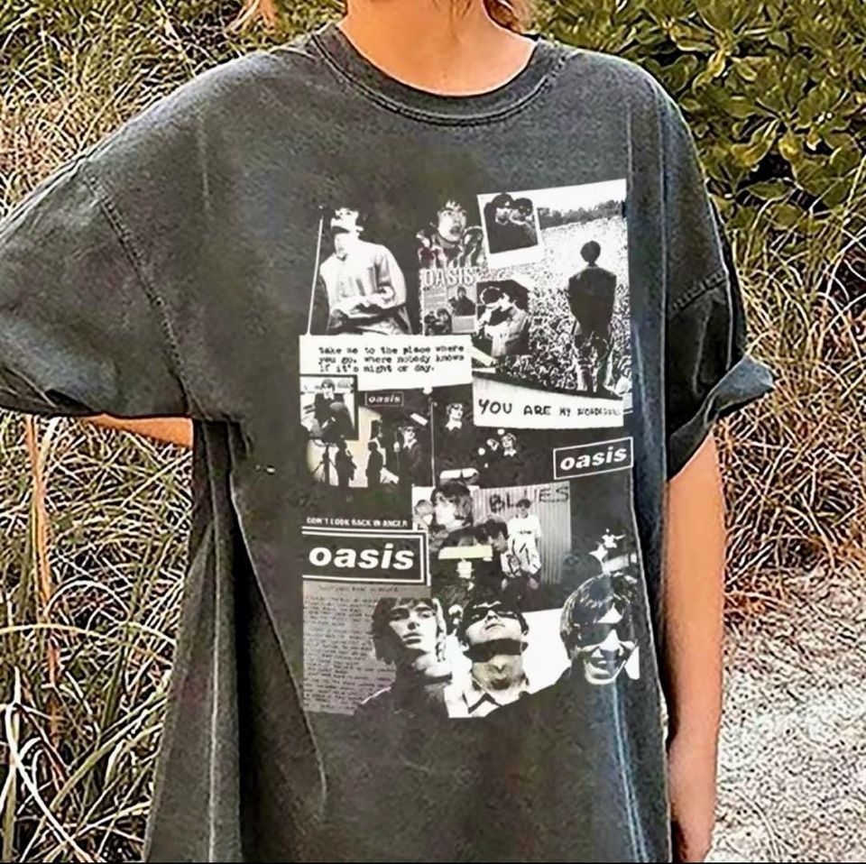 New Oasis Shirt, Oasis Tour Unisex Shirt, Oasis 2025 Tour Shirt, Oasis T-Shirt Oasis Band Tee, Oasis Music Band Britpop Tour 2025