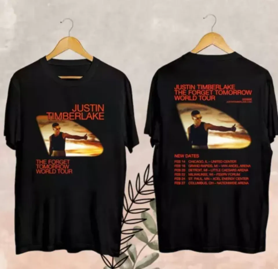 New The Forget Tomorrow World Tour 2025 Fan Shirt, 2025 Justin Timberlake The Forget